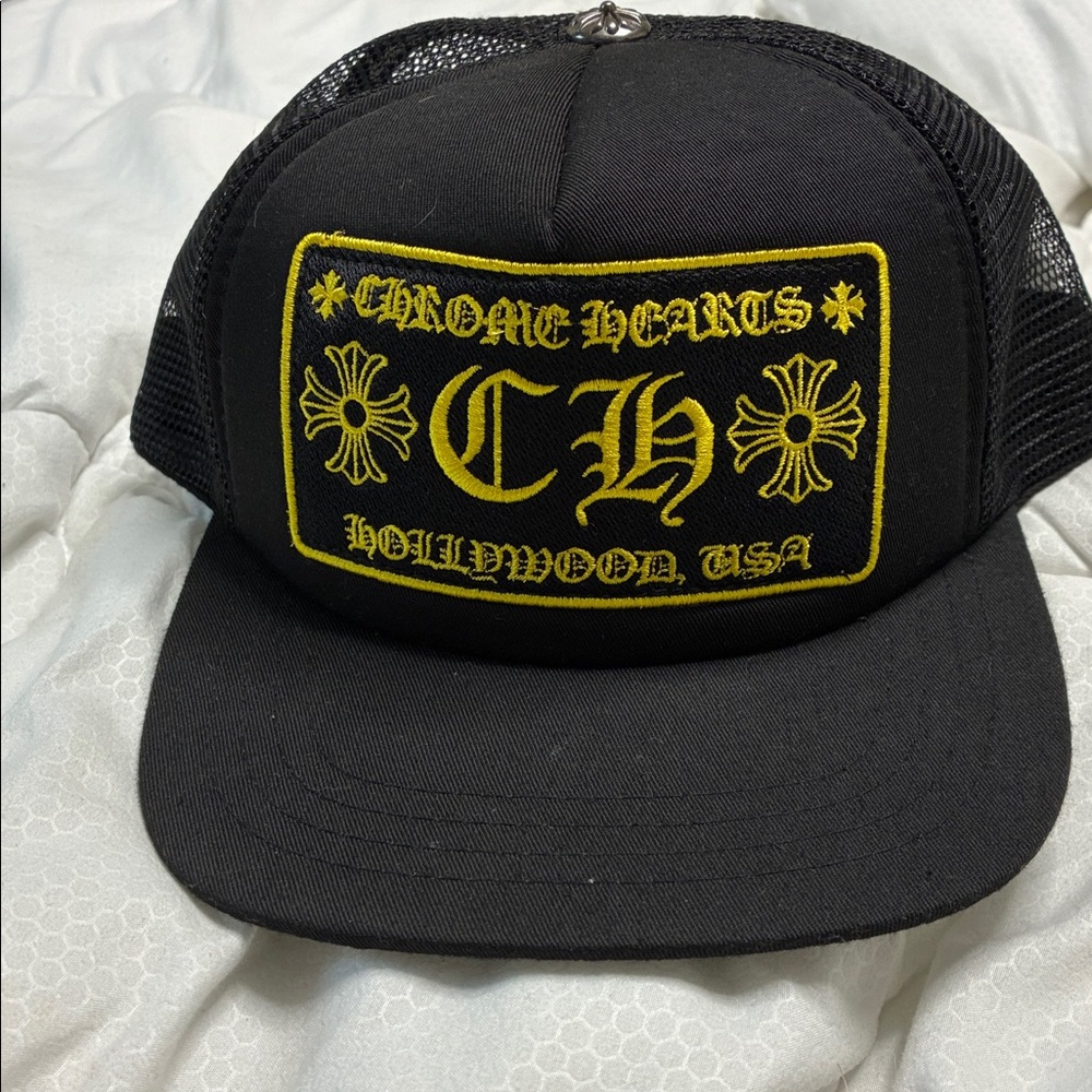Chrome Hearts Black Mesh Cap
